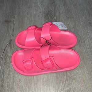 Kids New With Tags Wonder Nation Pink Sandals Double Strap